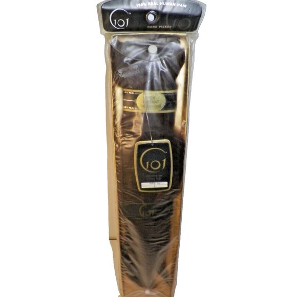 NIP Apex 16 Inches #4 Med Brown 100% Human Remy Hair Clip In Extensions 7pc - Picture 4 of 11